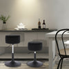 1x Breakfast Bar Stools Bar Chairs for Kitchen Bar Stools with Velvet Swivel Gas