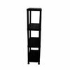 NEW! 2x 4 Tier Black Plastic Heavy Duty Shelving Racking Storage Unit