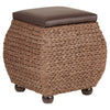 Hartleys Small Brown Storage Ottoman Footstool/Bench/Pouffe Toy Trunk Box