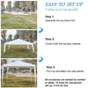 Gazebo Party Tent Marquee 3x3m Waterproof PVC Garden PE Outdoor Wedding Canopy