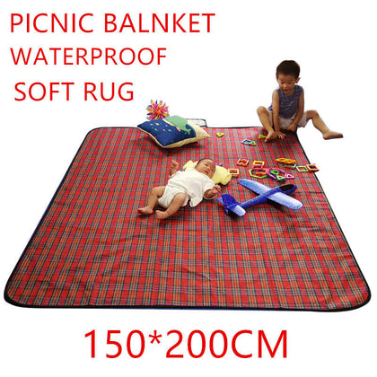Large Outdoor Picnic Blanket Waterproof Beach Mat Camping Travel Sand Free Rug
