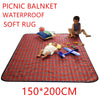 Large Outdoor Picnic Blanket Waterproof Beach Mat Camping Travel Sand Free Rug