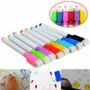 8 Colours Assorted Magnetic Whiteboard Marker Pens Dry Wipe Eraser Set Low Odour