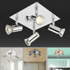 Adjustable Modern 4 Way Square Kitchen LED Ceiling Spot Lights Spotlight Fitting