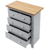 Modern Chest of Drawers Bedside Cabinet Wooden Storage Bedroom Furniture Home