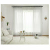 97''X118'' Voile Curtains Net Plain Curtains Door Window White Top Quaqlity
