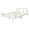 4ft6 Standard Double Bed Frame Solid Wood Pine with Slats Fit Mattress 190x135cm