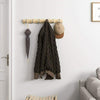 Wall Mounted Coat Rack 6 Wooden Door Hooks Hat Clothes Hanging Storage Racks UK