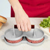 Hamburger Maker Double Burger Press Aluminium Non Stick Beef Patty Meat BBQ