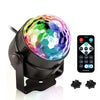 4X 3W LED Magic Ball Lamp USB Voice Activated DJ Stage Light Disco LAMP W Remote