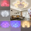 LED Crystal Ceiling Light Chandelier Lamp Modern Living Room Lights Home Decor