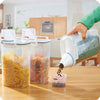 The 2L Plastic Cereal Dispenser Storage Box Kitchen Food Grain Rice Container uk