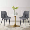 2 x Dining Chairs Modern Design Retro Lounge Faux Leather PU Chairs Living Room