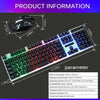 Gaming Keyboard And Mouse Set Rainbow RGB LED USB For PC Laptop Xbox One PS4 UK！