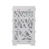 Bedside Table White Wooden Cabinet & Drawer Unit Storage Bedroom Nightstand UK