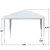 3x3m Party Tent Marquee Gazebo Garden Patio Wedding Canopy Waterproof Heavy Duty