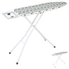 Ironing Board Table Lightweight Adjustable Foldable Iron Rest Non Slip 110x33cm