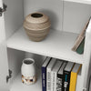 Modern White Buffet Cabinet Sideboard Cupboard Unit Storage With Drawers & Doors