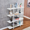 4 Tiers Industrial Bookcase Bookshelf Display Unit Storage Unit Living Room Home