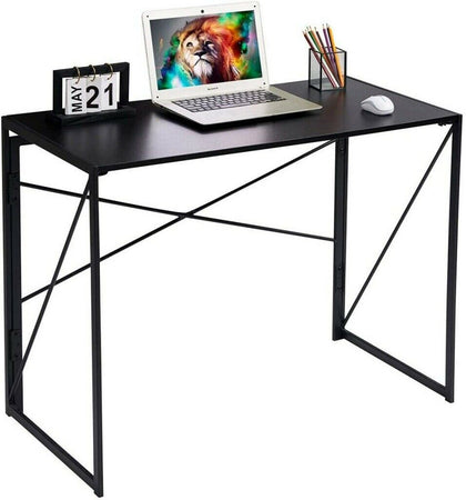 Foldable Computer Desk Folding Laptop Table Home Office Study Gaming Coffee UK