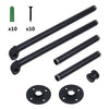 Industrial Iron Pipe Pipework clothes coat rail storage wall mounted 80CM