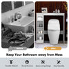Over-The-Toilet Bathroom Storage Cabinet Washing Machine Rack W/ Paper Holder