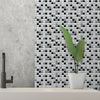 Peel and Stick Tile Kitchen Backsplash Mosaic Water Resistance Self Adhesive