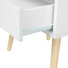 Bedside Table Nightstand Cabinets with 2 Drawers Bedroom Furniture Storage MDF