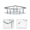Stainless Steel Bathroom Corner Shower Shelf Caddy Rack Shampoo Storage Basket