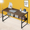 100cm Computer Desk PC Laptop Table Shelves Home Office Writing Workstation