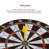 15 Inch Dart Board 6 Darts For Adults Or Kids Double Sided Dartboard Party Game
