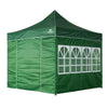 Heavy Duty Steel Frame Gazebo w/Sides Waterproof Party Tent Marquee 3x3m Green