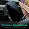 360 Automatic Wireless Fast Car Charging Charger Mount Clamping Phone Holder UK