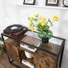 Industrial Storage Sideboard Large Rustic Cabinet Vintage Metal Console Table