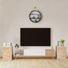 Modern Bedside Table Storage Nightstand Cabinet w/ 3 Drawers Bedroom Furniture