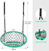 Net Hanging Swing Chair Kids Indoor Outdoor Play Equipment W/ Adjustable Ropes