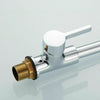 Kitchen Sink Mixer Taps Swivel Spout Single Lever Tap Mono Modern Chrome Faucet