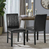 Chairs Dining chairs set of two Faux Leather Chairs High Back Chairs fokitchen