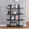 Tier Ladder Shelf Bookcase Wood Storage Rack Home Office Book Holder Shelves NEW