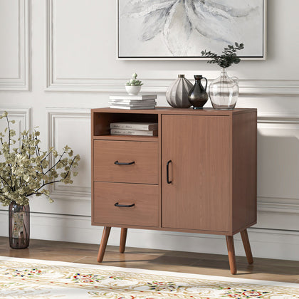 Sideboard Storage Cabinet Hallway Living Room Furniture With 2 Drawers & Doors