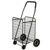4 Wheel Shopping Trolley Large Capacity Lightweight Frame Strong Folding Cart UK
