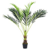 120cm Artificial Palm Tree with Pot Realistic Fake Tropical Plant Indoor Outdoor