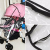 Universal Baby Pushchair Stroller Raincover Clear Rain Cover Pram Buggy w Window