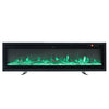 Electric 50" Insert/Wall Mounted LED Fireplace Wall Inset Into Fire Freestanding