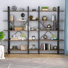 Tribesigns 5-Tier Bookcase Vintage Bookshelf Home Display Rack Storage Organizer