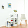 6/9 Cube Wooden Bookcase Shelving Unit Display Storage Shelf Home Office White