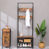 HOOBRO Bathroom Storage Cabinet, End Table with Drawer, Small Side Cabinet, Side