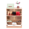 2 Drawer Shoe Cabinet Storage Cupboard Footwear Stand Rack Wooden Unit