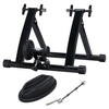 Bike Trainer Magnetic Turbo Trainer Bike Training Stand for Indoor Riding Black