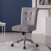 Velvet Office Chair Home Swivel Computer Desk Chair Ergonomic Adjustable Back